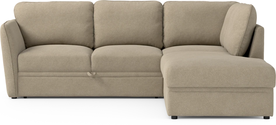 Öland - Bäddsoffa med divan höger - Beige