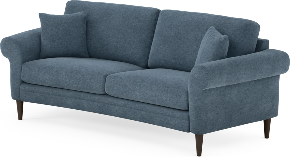 Eden - 2,5-sits soffa svängd - Blå