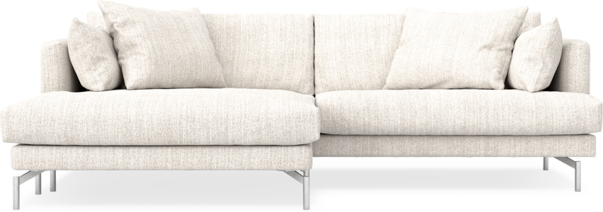 Harper - 4-sits med schäslong XL vänster - Vit