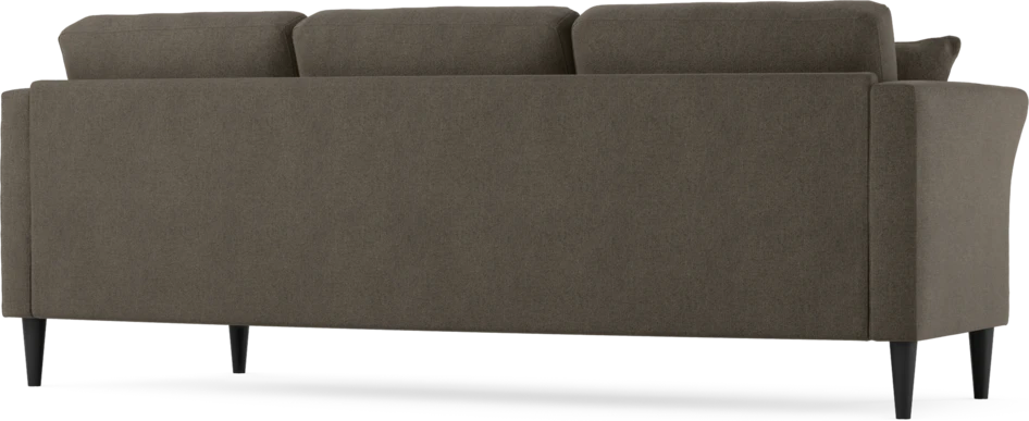 Eden - 3-sits soffa svängd - Brun