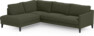 Winston - 3-sits soffa med divan vänster - Grön