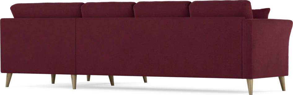 Eden - Hörnsoffa, 3+1-sits - Röd