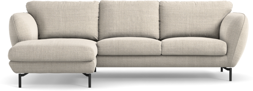 Madison Lux - 2-sits soffa med schäslong vänster - Beige
