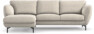 Madison Lux - 2-sits soffa med schäslong vänster - Beige