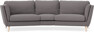 Madison - 3-sits soffa svängd, 90 cm - Grå