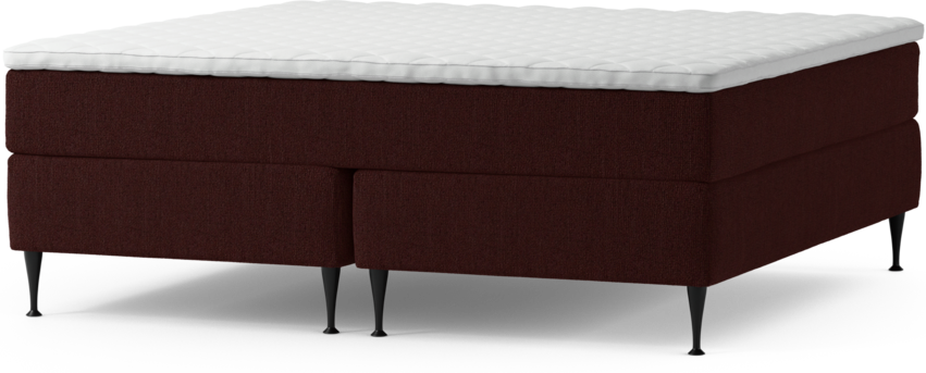 Delux Exclusive - Kontinentalsäng, dubbelsäng med bäddmadrass och sängben