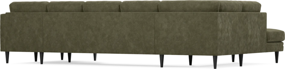Eden - 3-sits soffa med divan vänster och schäslong höger - Grön