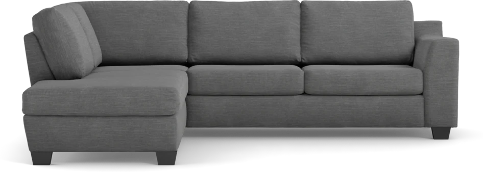 Friday - 2,5-sits soffa med divan vänster - Grå