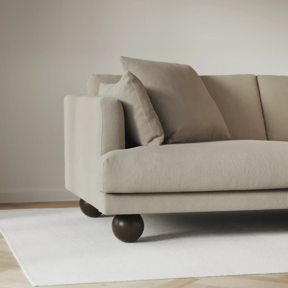 Harper - 3-sits soffa - Beige