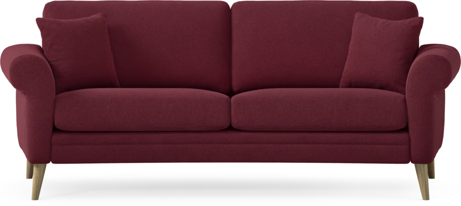 Eden - 2,5-sits soffa svängd - Röd