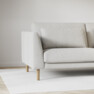 Willow - 3-sits soffa, hel dyna, fast klädsel - Beige