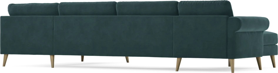 Bridge - 3-sits soffa med schäslong vänster och divan höger - Blå