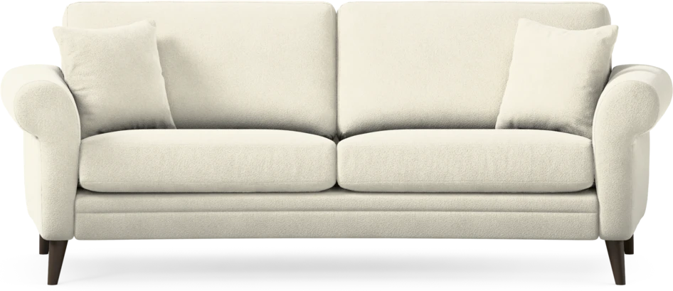 Eden - 2,5-sits soffa svängd - Vit