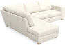 Friday - 2,5-sits soffa med divan vänster - Vit
