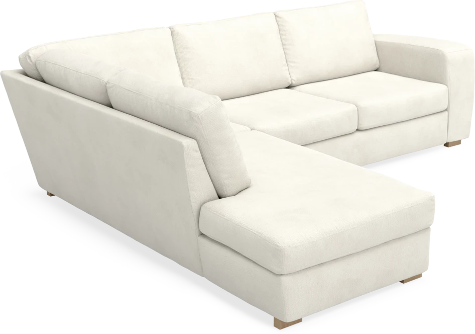 Friday - 2,5-sits soffa med divan vänster - Vit