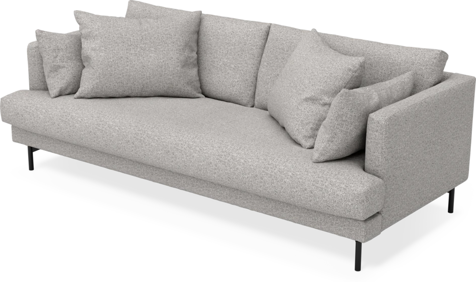 Harper - 3-sits soffa, hel dyna - Vit