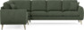 Eden - Hörnsoffa, 2+3-sits - Grön