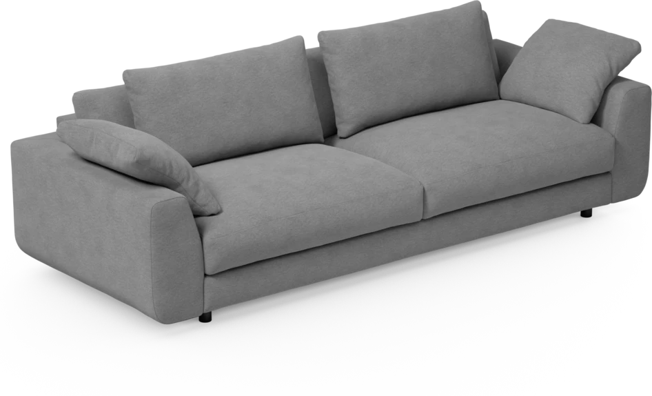 Amie - 4-sits soffa - Grå