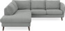 Madison - 2-sits soffa med divan vänster - Grå