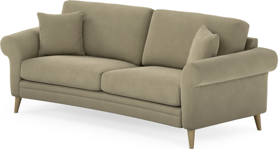 Eden - 2,5-sits soffa svängd - Beige