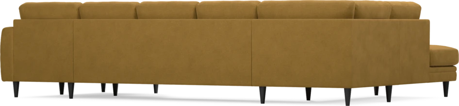 Eden - 3-sits soffa med divan vänster och schäslong höger - Gul