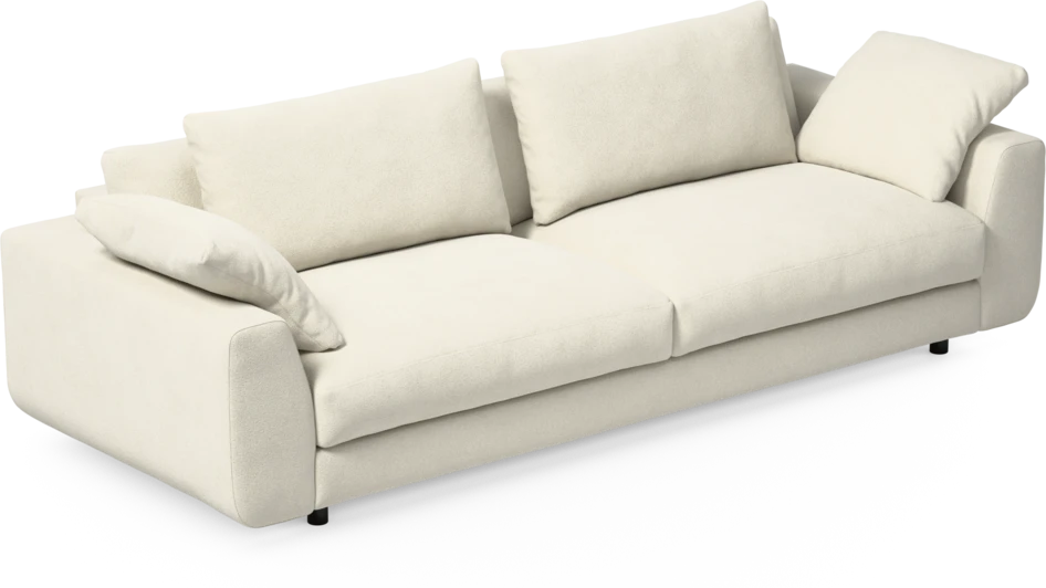 Amie - 4-sits soffa - Vit