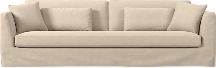 Willow, 4-sits soffa, hel dyna, med kappa