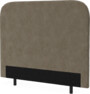 New York slät - Sänggavel, 90-210 cm - Brun