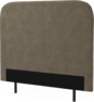 New York slät - Sänggavel, 90-210 cm - Brun