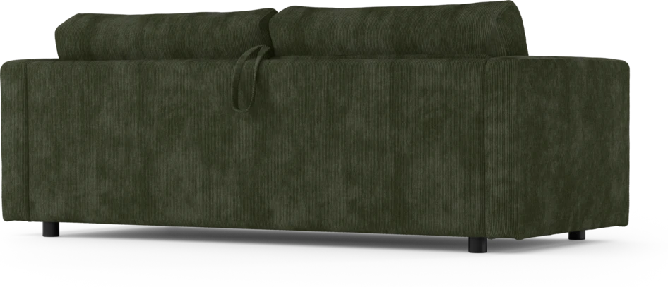 Lindö - Bäddsoffa 3-sits  - Grön