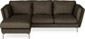 Madison Lux - 2-sits soffa med schäslong vänster - Brun