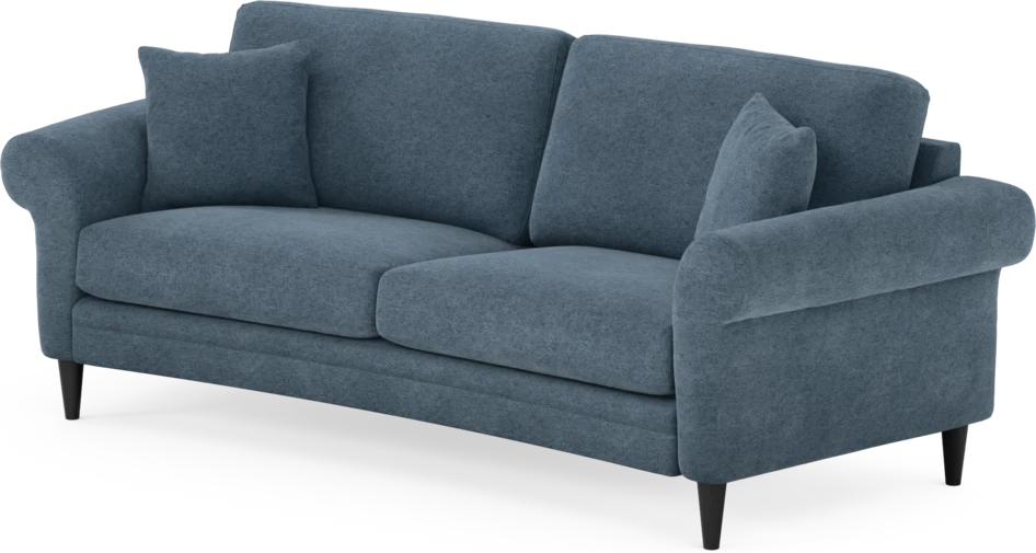 Eden - 2,5-sits soffa svängd - Blå