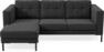 Rio - 3-sits soffa med schäslong vänster - Grå