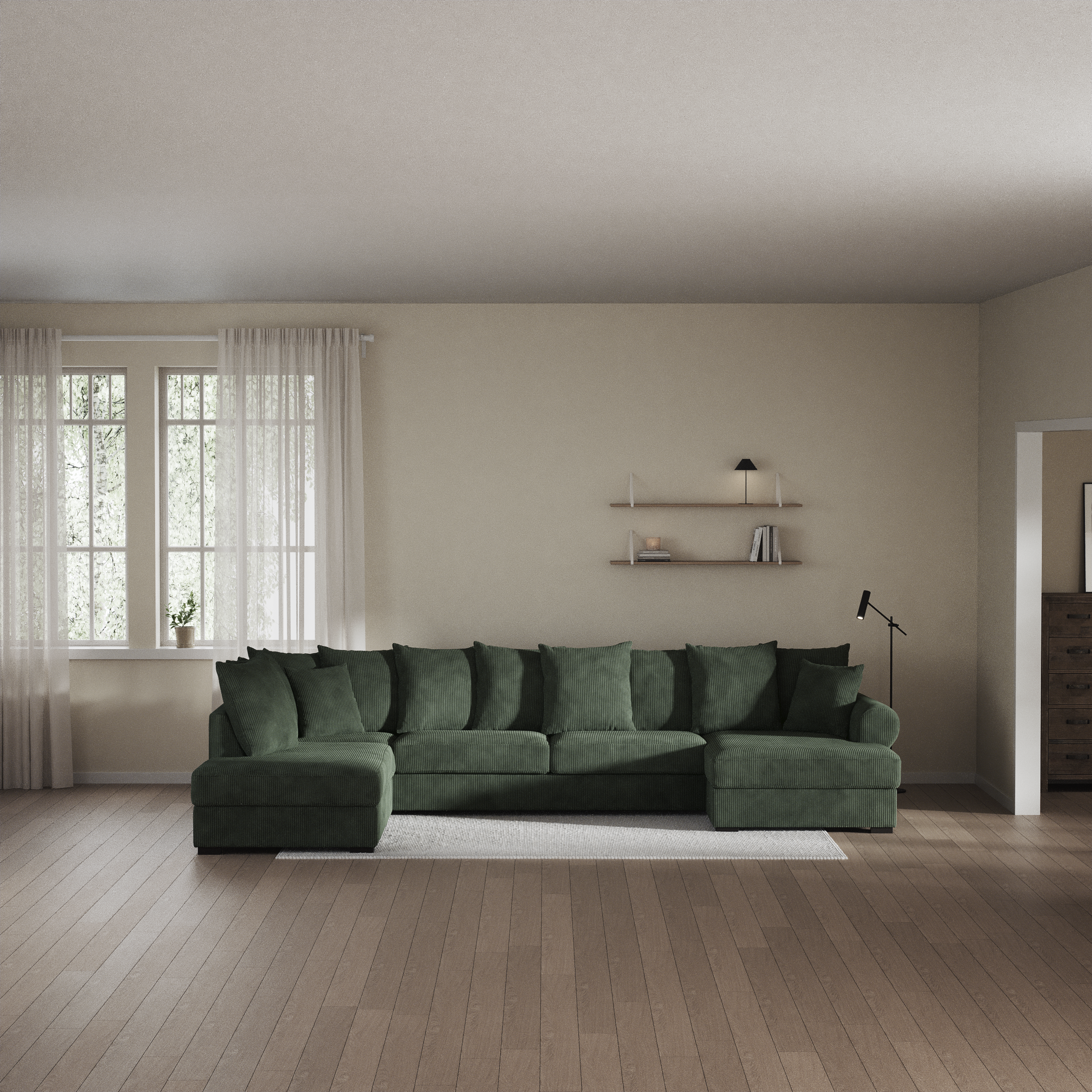 Town - 3-sits soffa med divan vänster och schäslong höger - inspiration