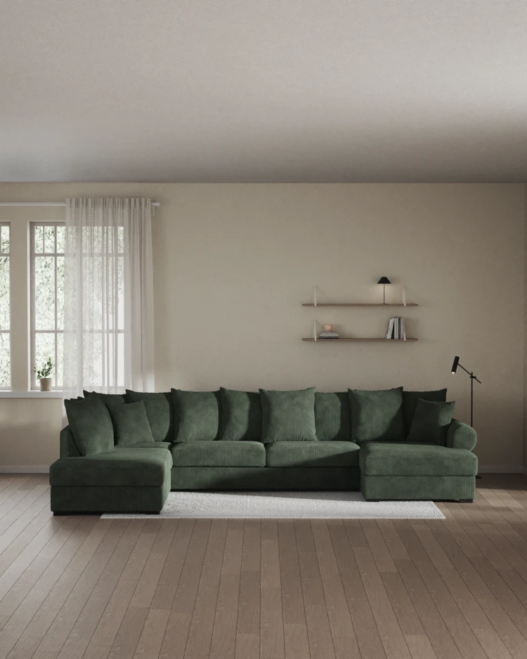 Town - 3-sits soffa med divan vänster och schäslong höger - inspiration