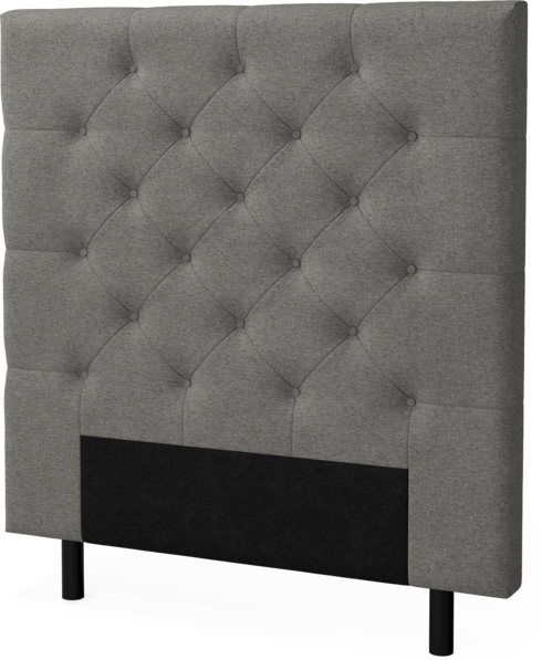 Delux Pikerad - Sänggavel, 90-210 cm - Grå