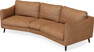 Madison - 3-sits soffa svängd, 90 cm - Orange