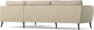 County - 2,5-sits soffa med divan höger - Beige