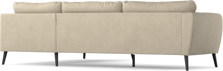 County - 2,5-sits soffa med divan höger - Beige