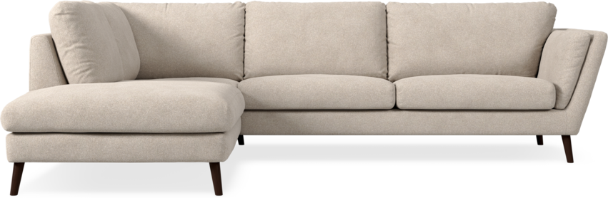 Madison Lux - 3-sits soffa med divan vänster - Vit