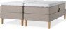 Delux Dream - Ställbar säng, dubbelsäng med bäddmadrass - Beige