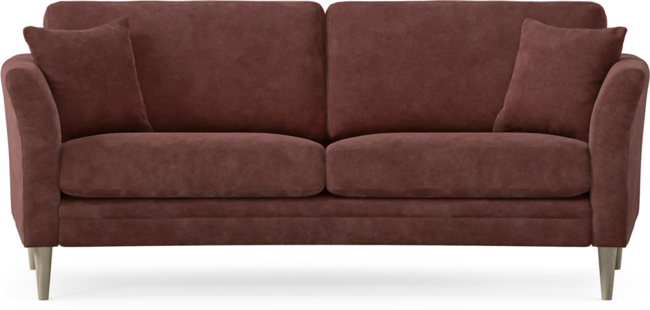 Eden - 2,5-sits soffa svängd - Röd