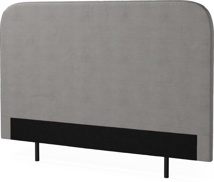 New York slät - Sänggavel, 90-210 cm - Grå