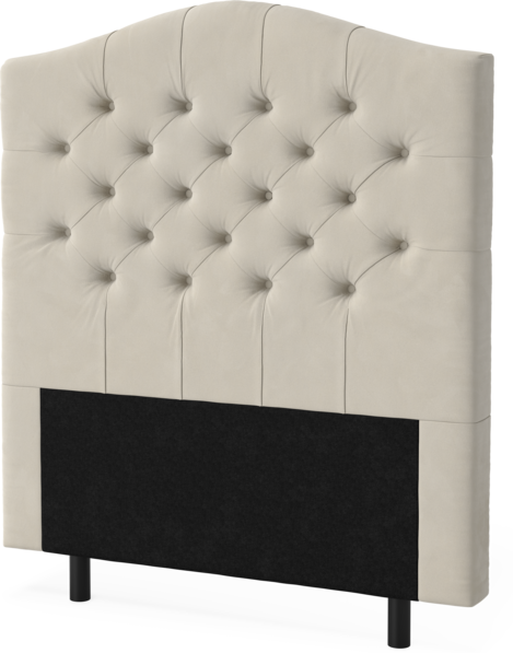 New York välvd - Sänggavel, 90-210 cm - Beige