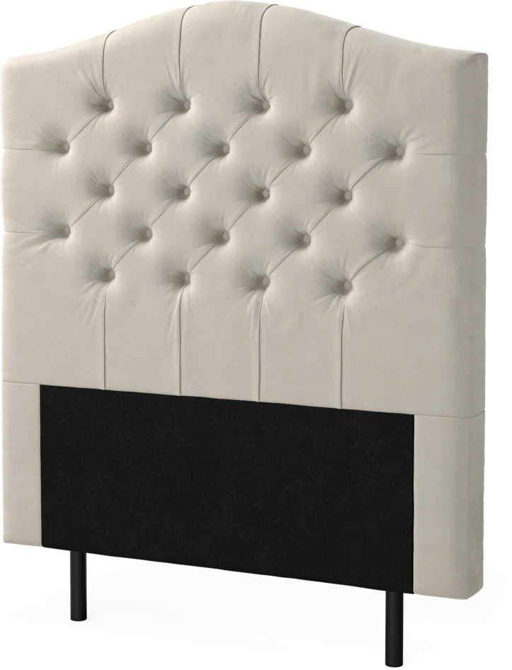 New York välvd - Sänggavel, 90-210 cm - Beige