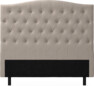 Delux Välvd - Sänggavel, 90-210 cm - Beige