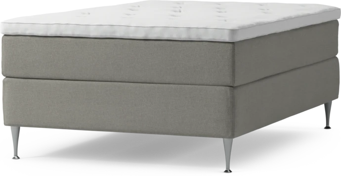 Delux Exclusive, Kontinentalsäng, enkelsäng 140 cm med bäddmadrass och sängben