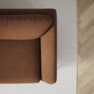 Madison Lux - 3-sits soffa - Brun