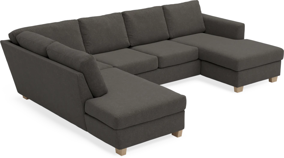 Friday - 3-sits soffa med divan vänster och schäslong höger - Grå
