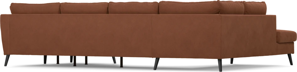 County - 3-sits soffa med divan vänster och schäslong höger - Orange